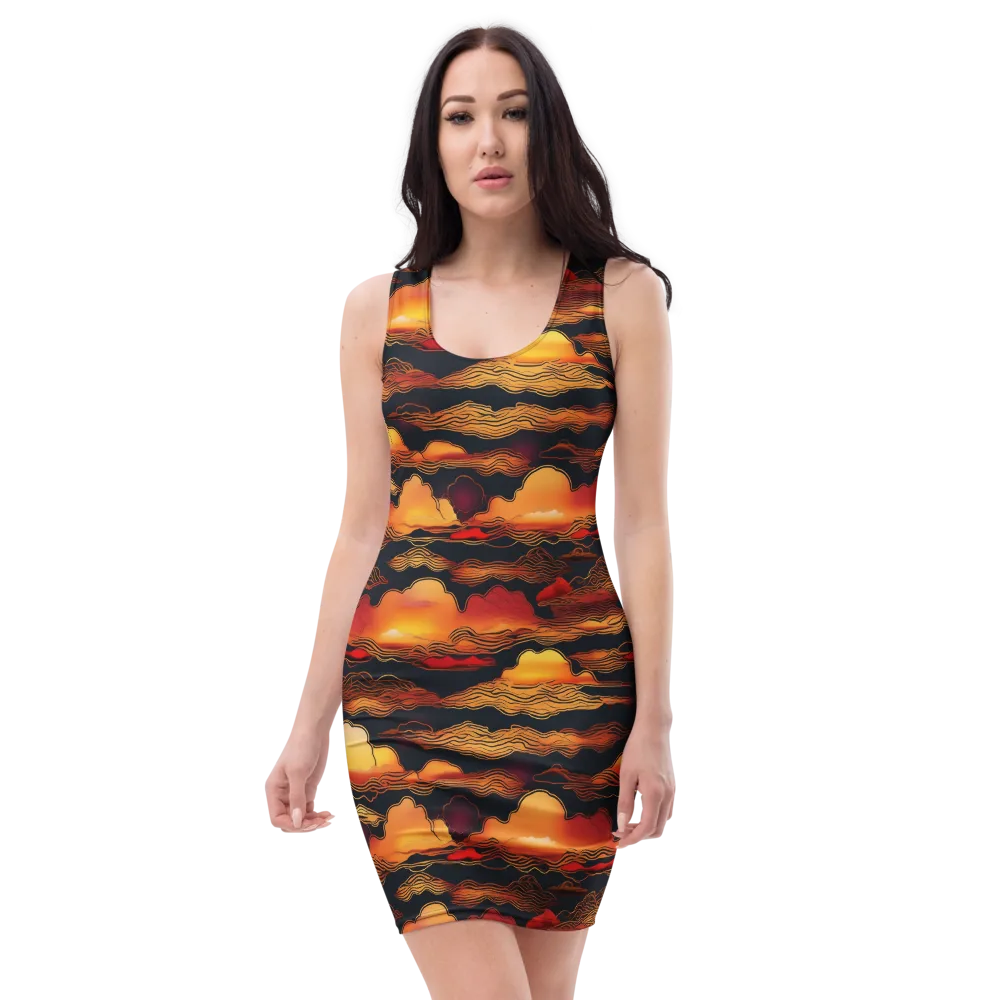 Ember Cloudline on Bodycon Dress — Front