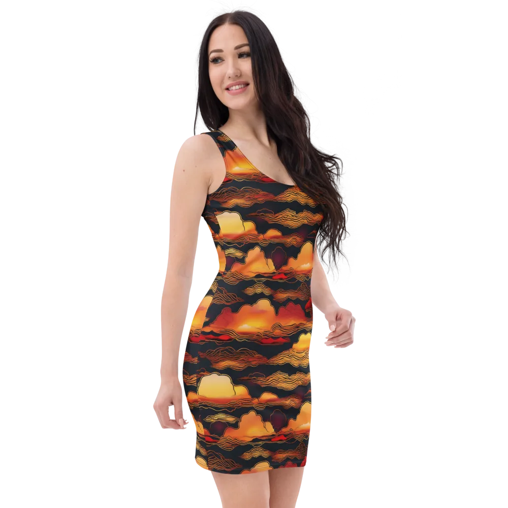 Ember Cloudline on Bodycon Dress — Right Front