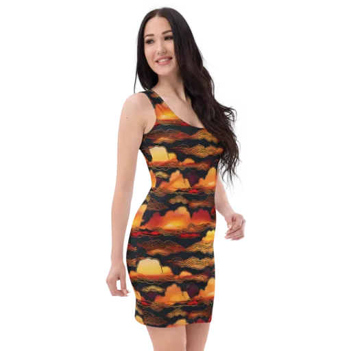 Ember Cloudline on a Bodycon Dress