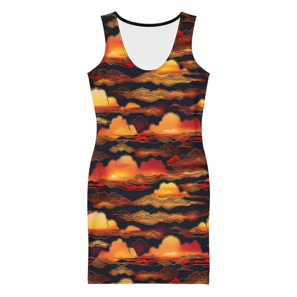 Ember Cloudline on Bodycon Dress — Front