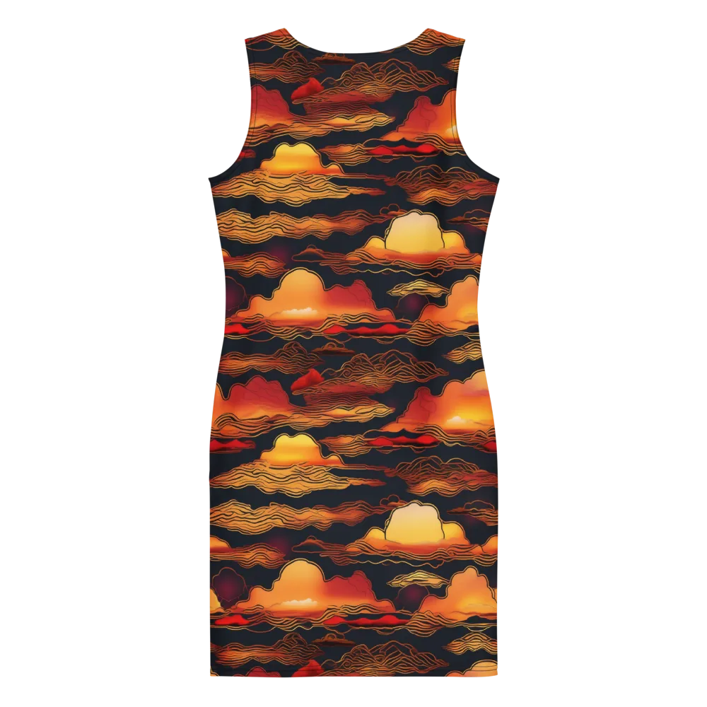 Ember Cloudline on Bodycon Dress — Back