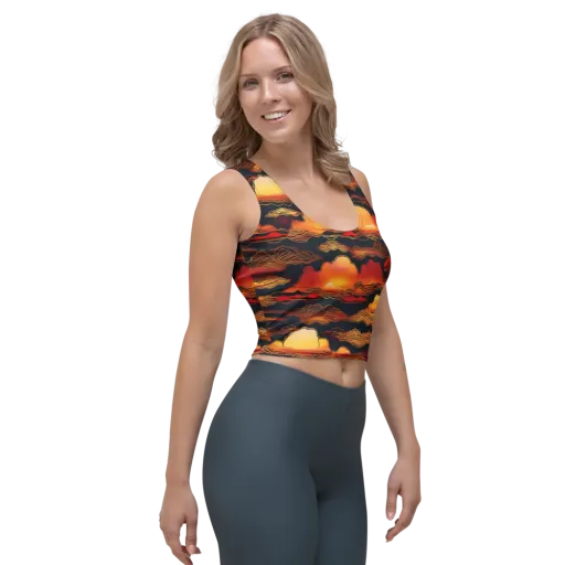 Ember Cloudline on a Crop Top