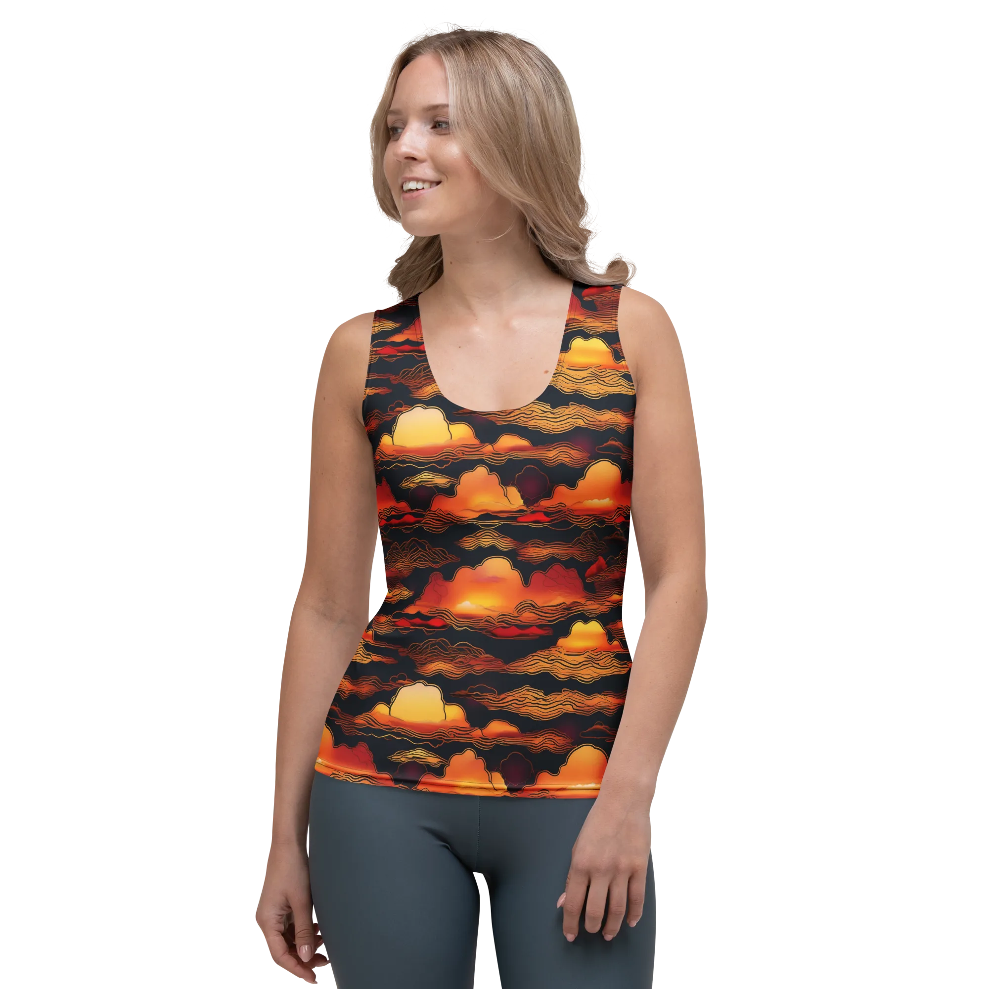 Ember Cloudline on Women's Tank Top — Front