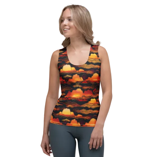Ember Cloudline on a Women's Tank Top