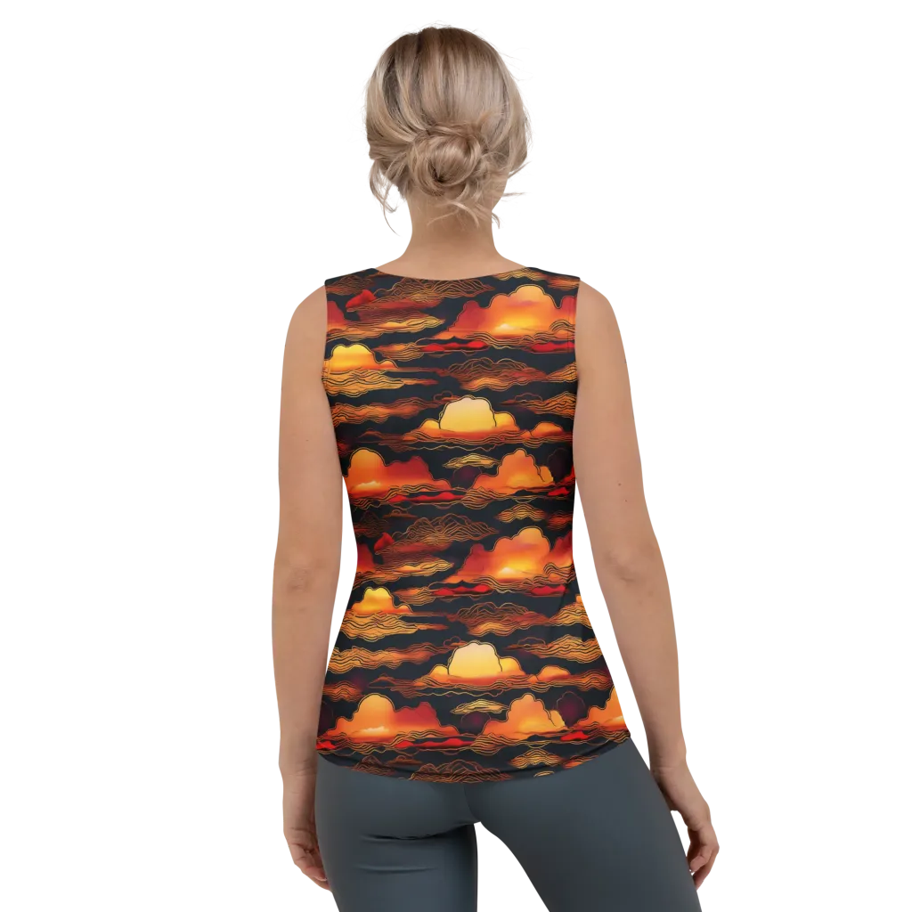 Ember Cloudline on Women's Tank Top — Back