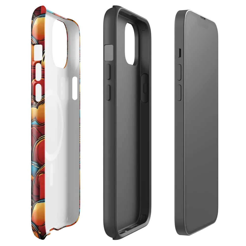 Sunset Topography on MagSafe Tough Case for iPhone® — Front