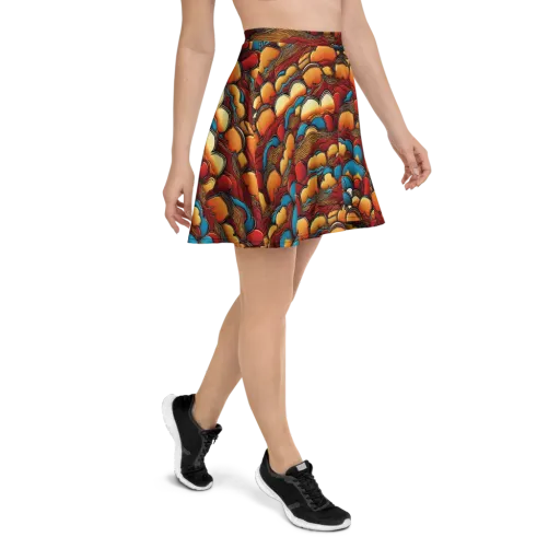 Sunset Topography on a Skater Skirt