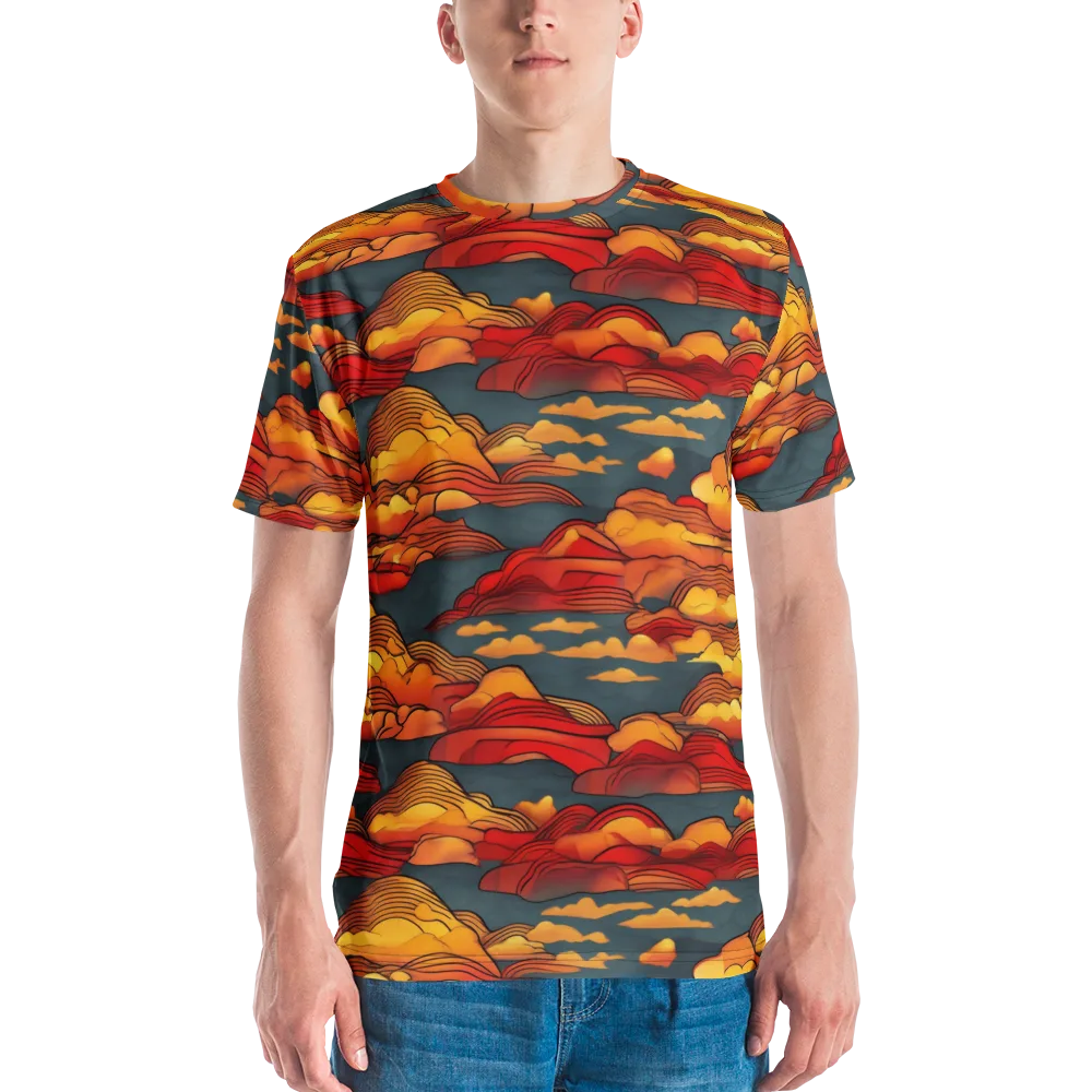 Inferno Weather on Men's Crew Neck T-Shirt — Front