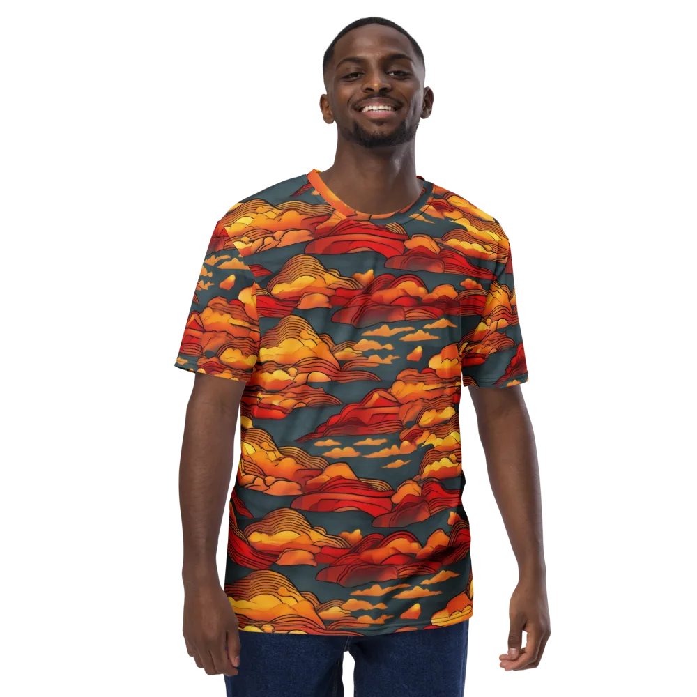 Inferno Weather on Men's Crew Neck T-Shirt — Front