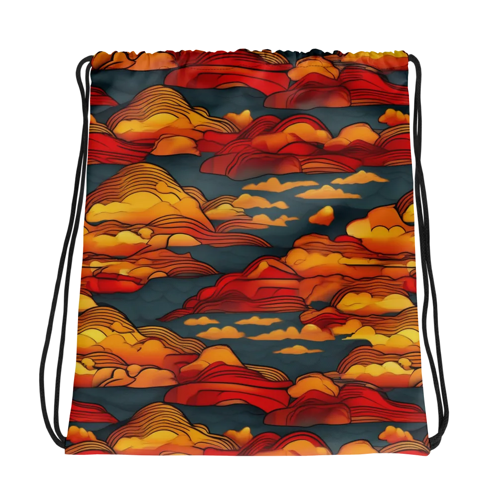 Inferno Weather on Drawstring Bag — Photo