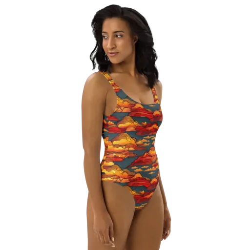 Inferno Weather on a One-Piece Swimsuit