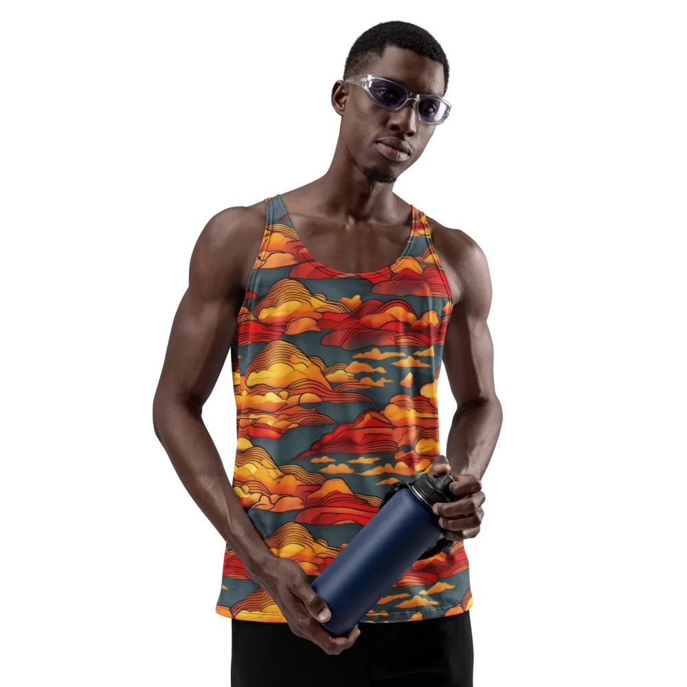 Inferno Weather on Men's Tank Top — Front