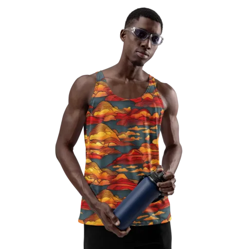 Inferno Weather on a Men's Tank Top