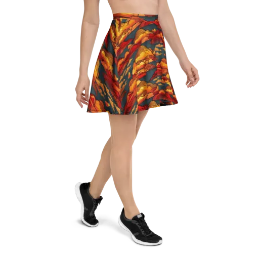Inferno Weather on a Skater Skirt