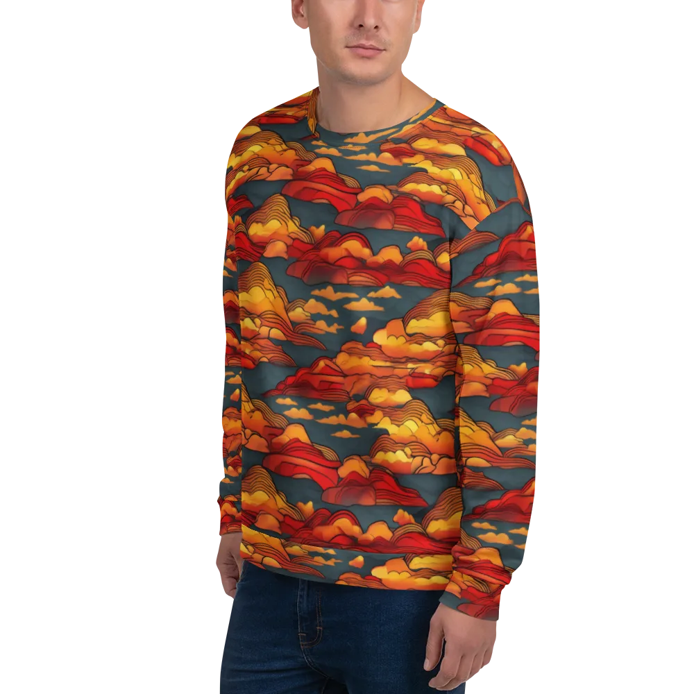 Inferno Weather on Sweatshirt — Left Front