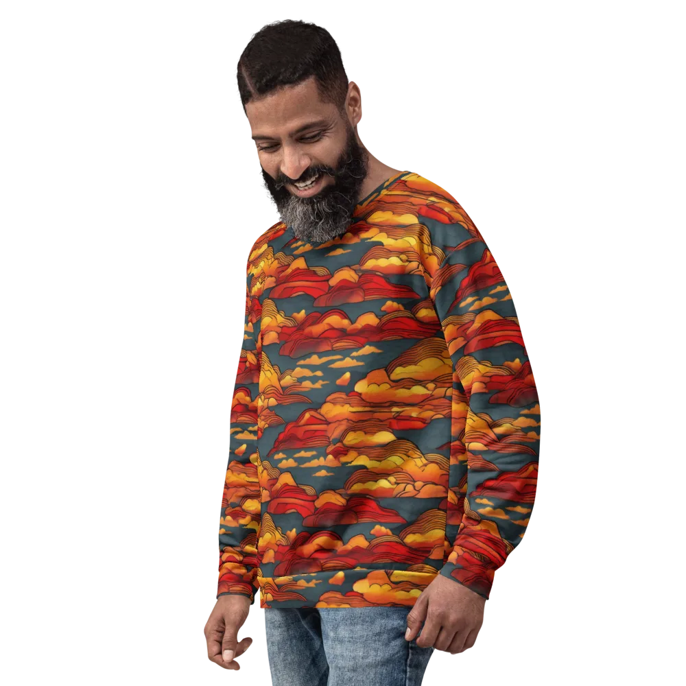 Inferno Weather on Sweatshirt — Left Front