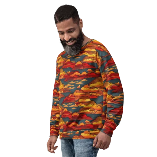 Inferno Weather on a Sweatshirt