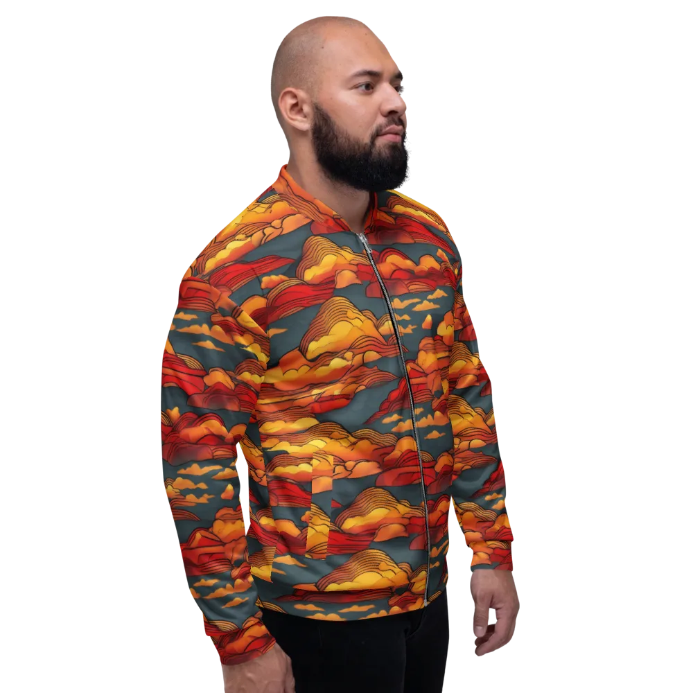 Inferno Weather on Bomber Jacket — Right