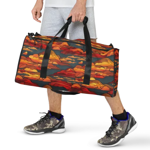 Inferno Weather on a Duffle Bag