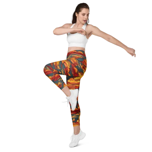 Inferno Weather on a Leggings with Pockets