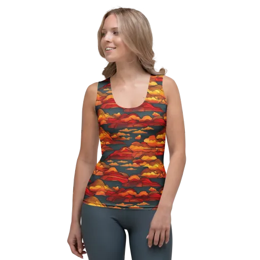 Inferno Weather on a Women's Tank Top
