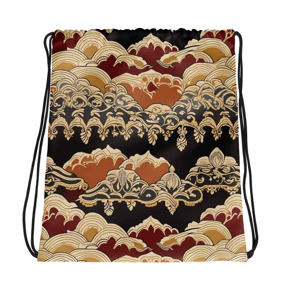 Baroque Tidal Lace on Drawstring Bag — Photo