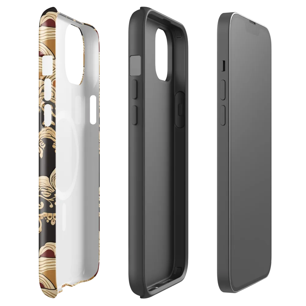 Baroque Tidal Lace on MagSafe Tough Case for iPhone® — Front