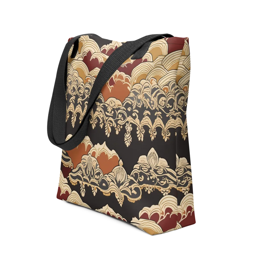 Baroque Tidal Lace on Tote Bag — Front