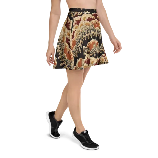 Baroque Tidal Lace on a Skater Skirt