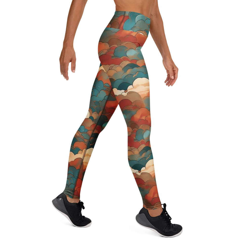 Coppercloud Atlas on Yoga Leggings — Right