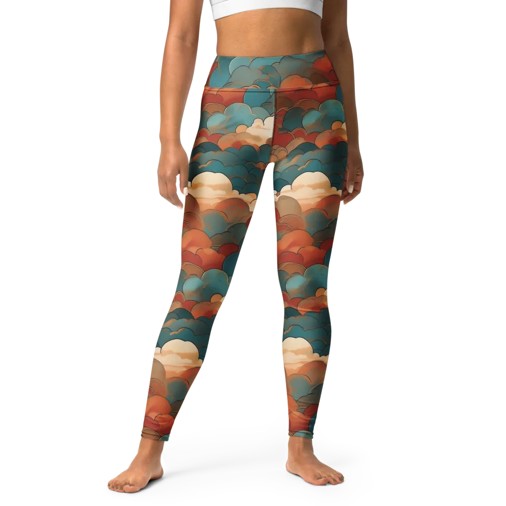 Coppercloud Atlas on Yoga Leggings — Front