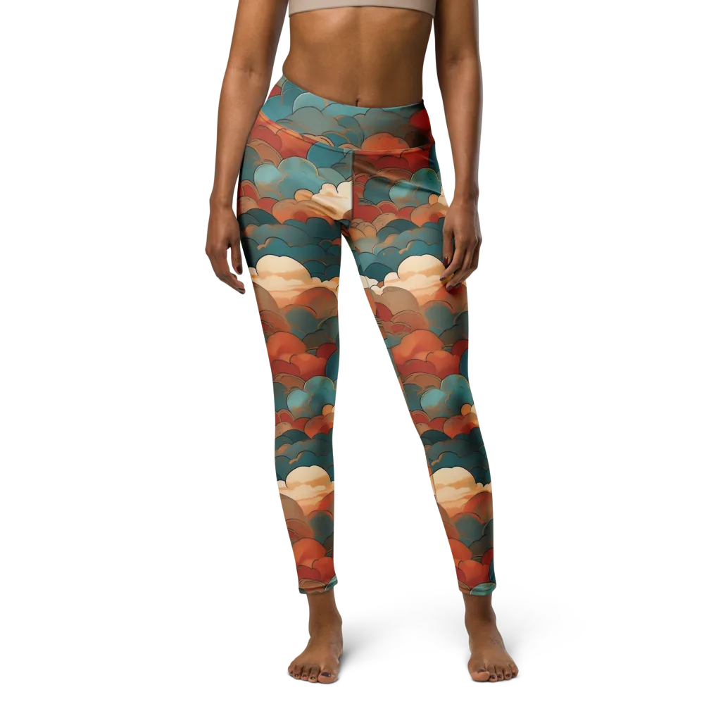 Coppercloud Atlas on Yoga Leggings — Front