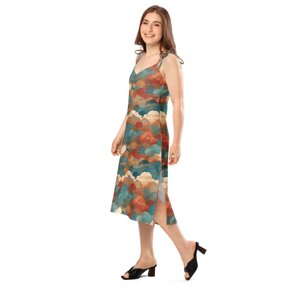 Coppercloud Atlas on Slip Dress — Left Front
