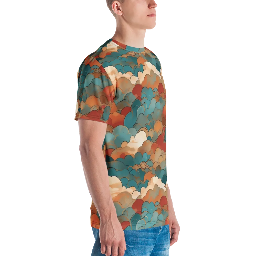 Coppercloud Atlas on Men's Crew Neck T-Shirt — Right