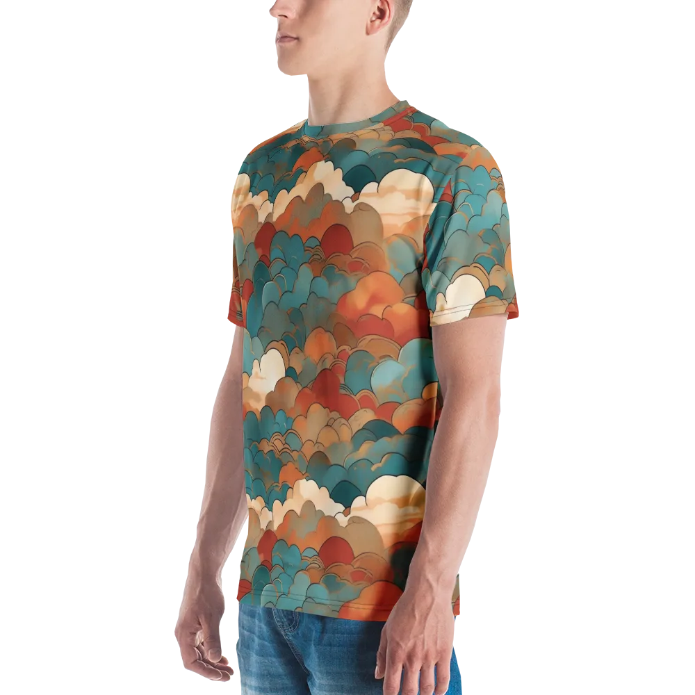 Coppercloud Atlas on Men's Crew Neck T-Shirt — Left