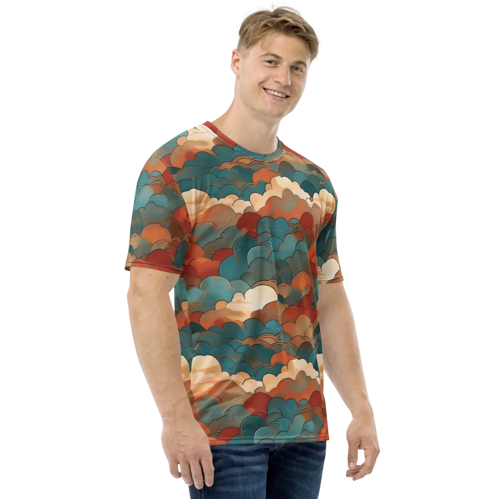 Coppercloud Atlas on Men's Crew Neck T-Shirt — Right