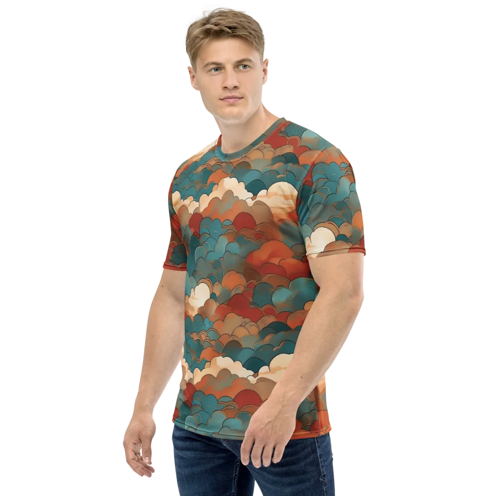 Coppercloud Atlas on Men's Crew Neck T-Shirt — Left