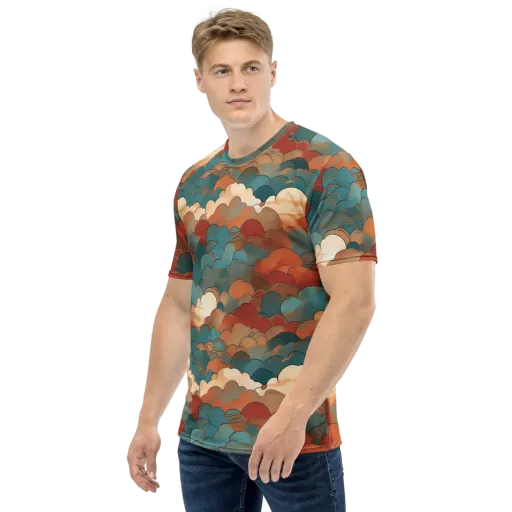 Coppercloud Atlas on a Men's Crew Neck T-Shirt