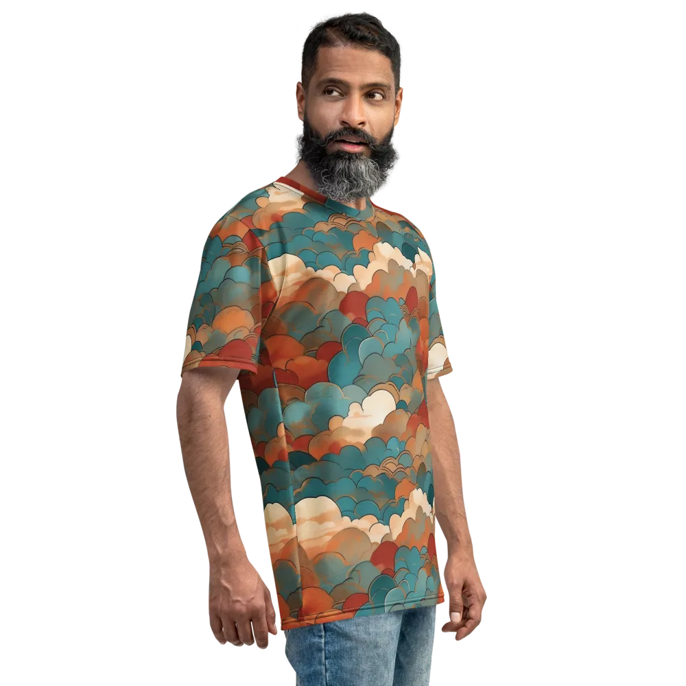 Coppercloud Atlas on Men's Crew Neck T-Shirt — Right