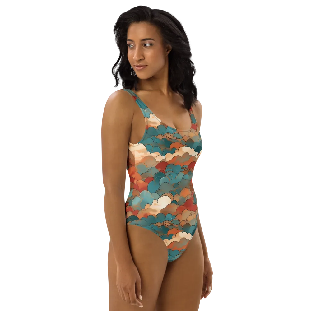 Coppercloud Atlas on One-Piece Swimsuit — Right