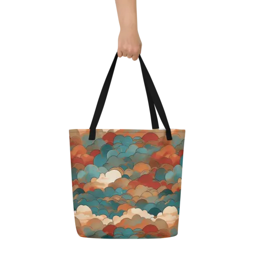 Coppercloud Atlas on a Large Tote Bag W/ Pocket