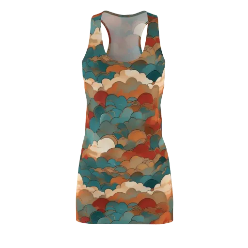 Coppercloud Atlas on a Racerback Dress
