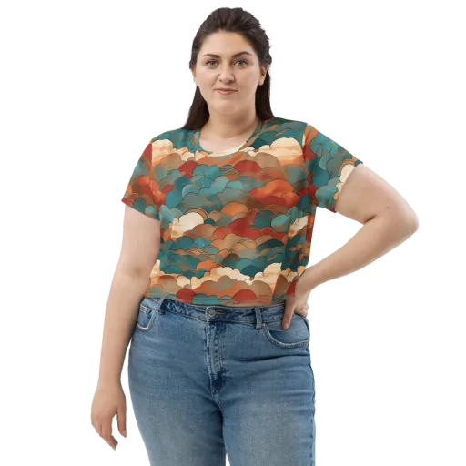 Coppercloud Atlas on a Crop Tee