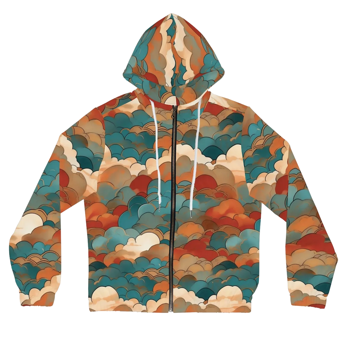 Coppercloud Atlas on Women's Full-Zip Hoodie — Front
