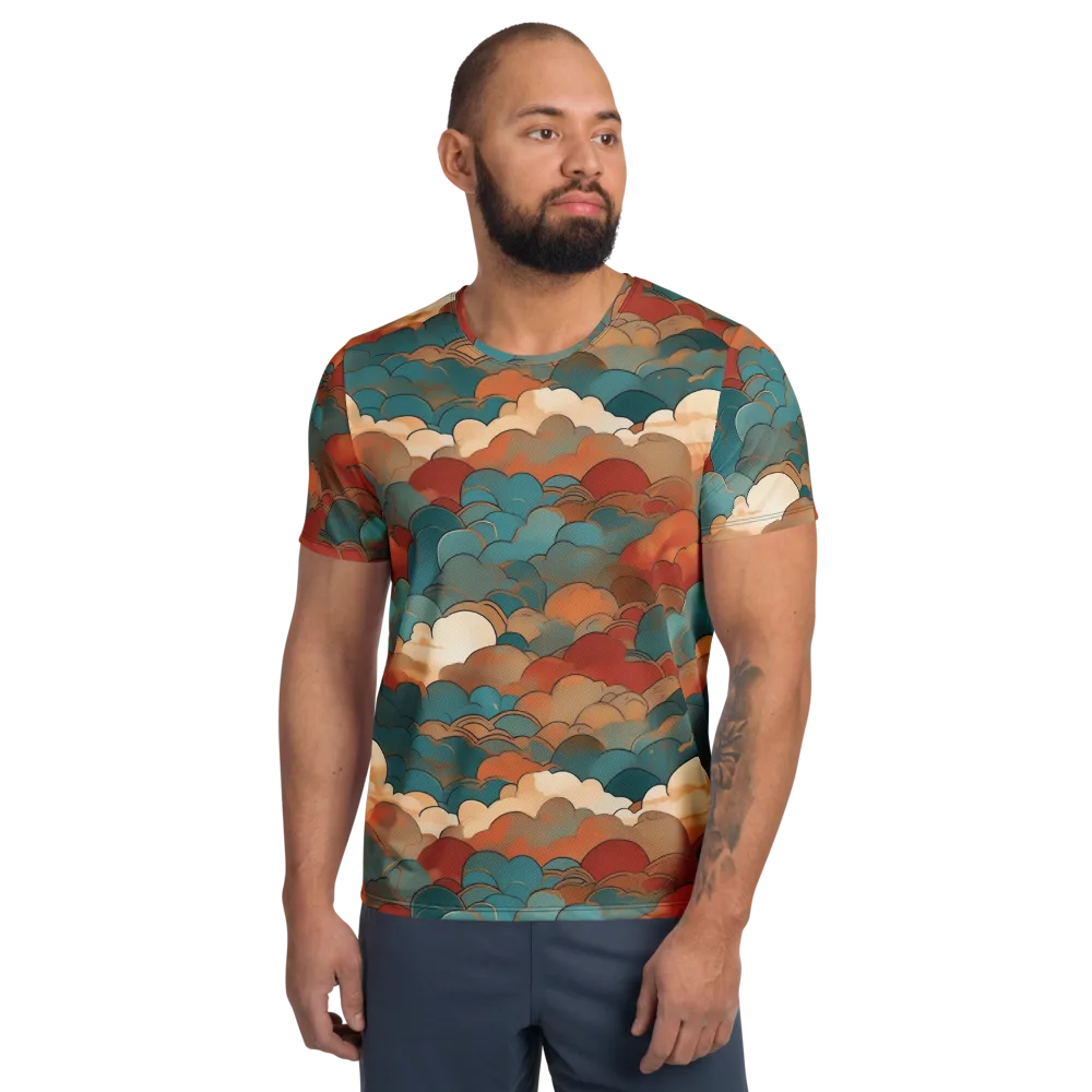 Coppercloud Atlas on Men's Athletic T-Shirt — Front