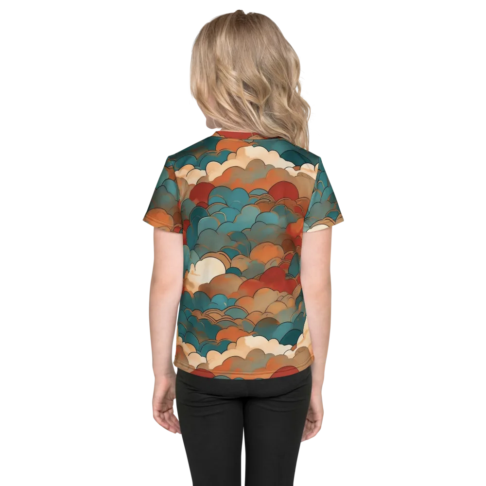 Coppercloud Atlas on Kids Crew Neck T-Shirt — Back