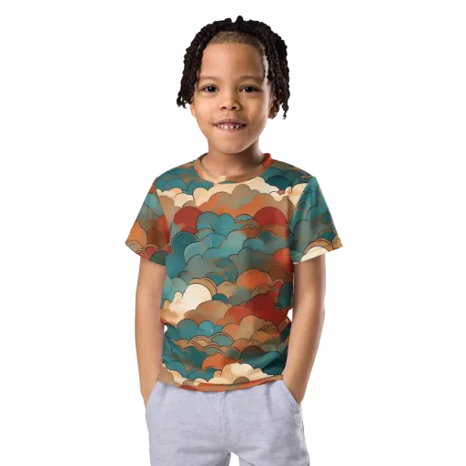 Coppercloud Atlas on a Kids Crew Neck T-Shirt