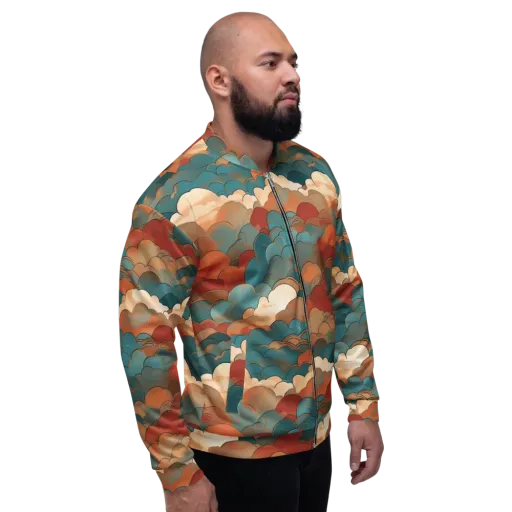 Coppercloud Atlas on a Bomber Jacket