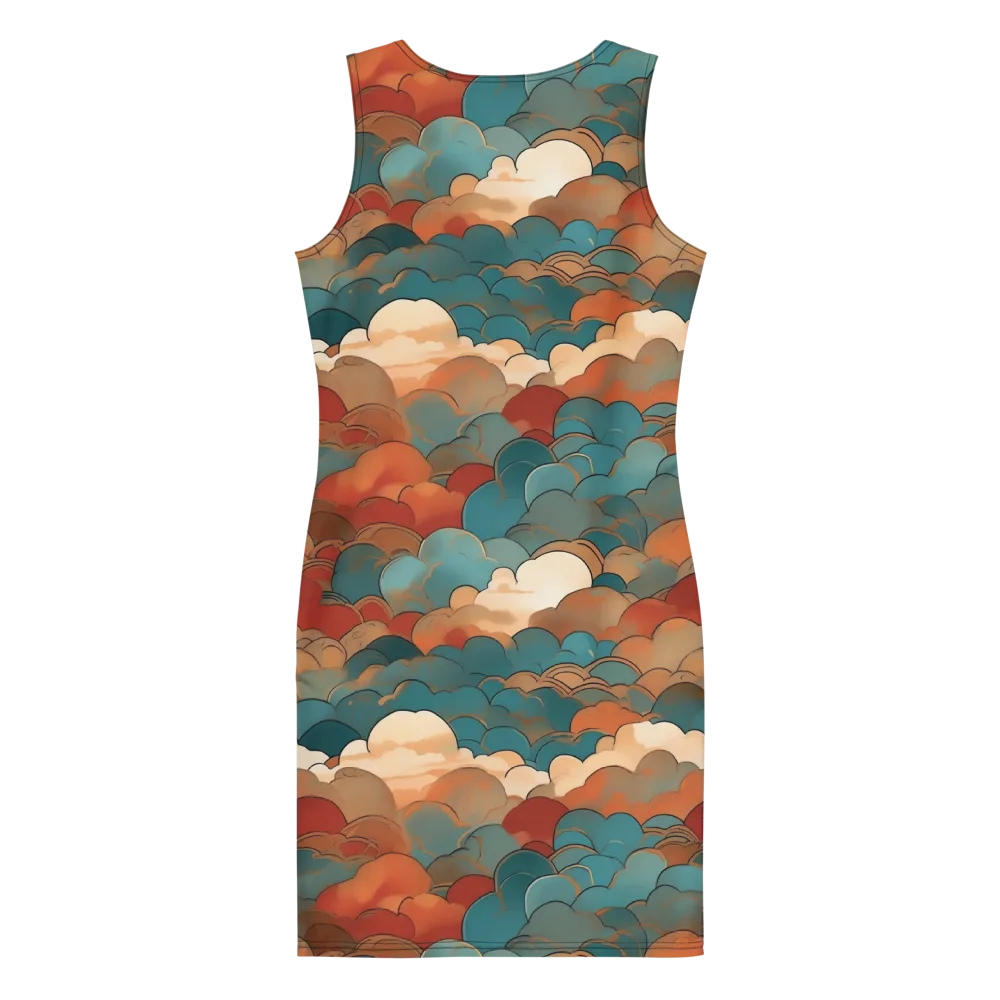 Coppercloud Atlas on Bodycon Dress — Back