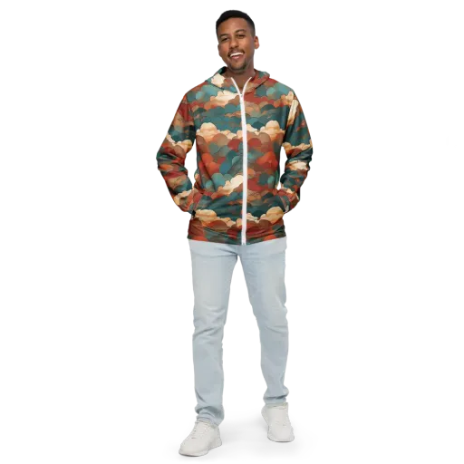Coppercloud Atlas on a Men's Windbreaker